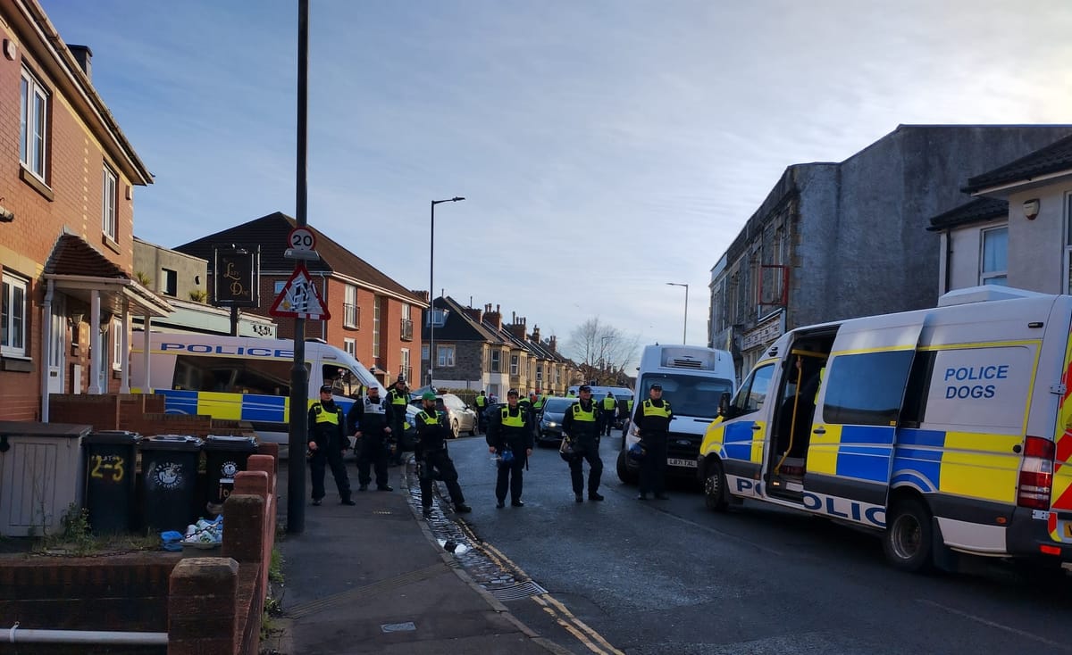 Roads blocked as police separate rival football fans